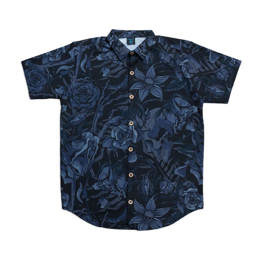SAVS x PROJECT X "ALOHA MEANS GOODBYE" BUTTON UP SHIRT