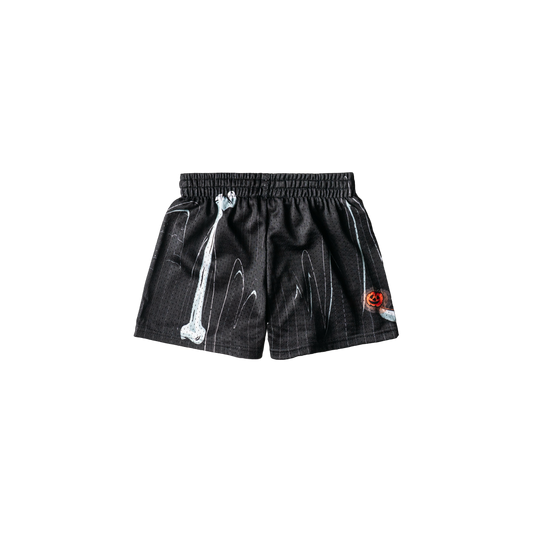 "SKELLINGTON" KIDS TRIMLESS HOOP SHORTS