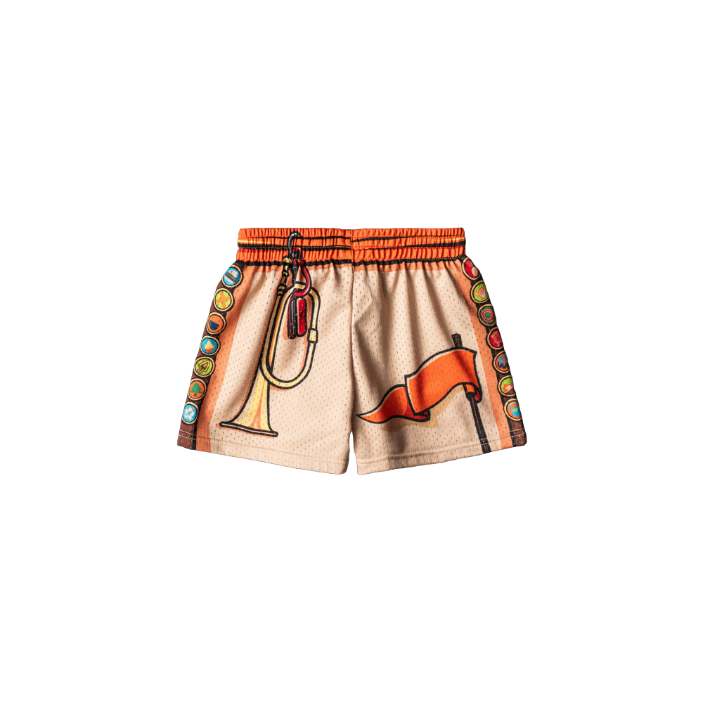 "FITNESS EXPLORER" KIDS TRIMLESS HOOP SHORTS