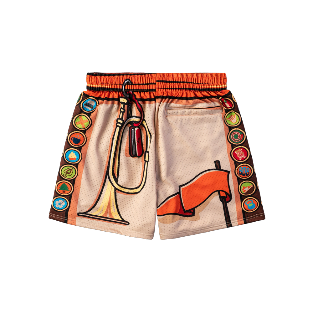 "FITNESS EXPLORER" MEN'S TRIMLESS HOOP SHORTS
