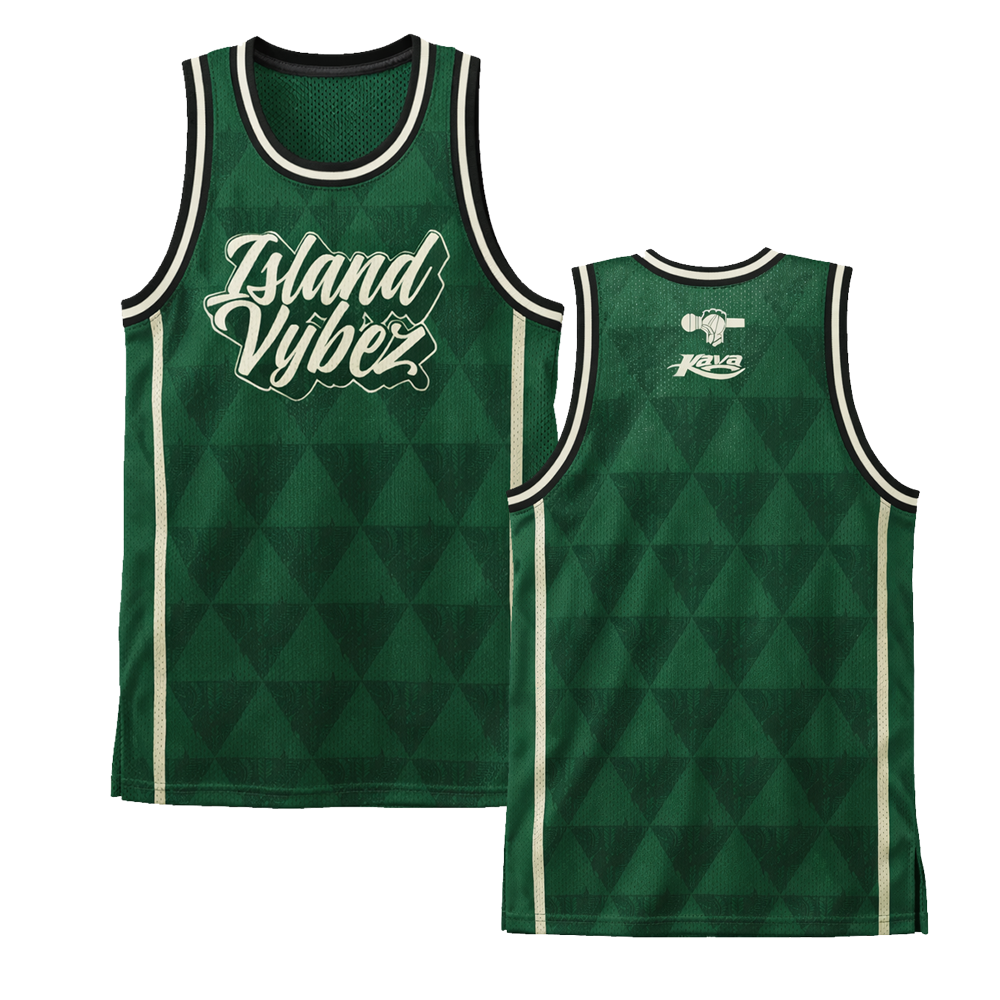 KAVA x BBC "ISLAND VYBEZ" JERSEY - GREEN