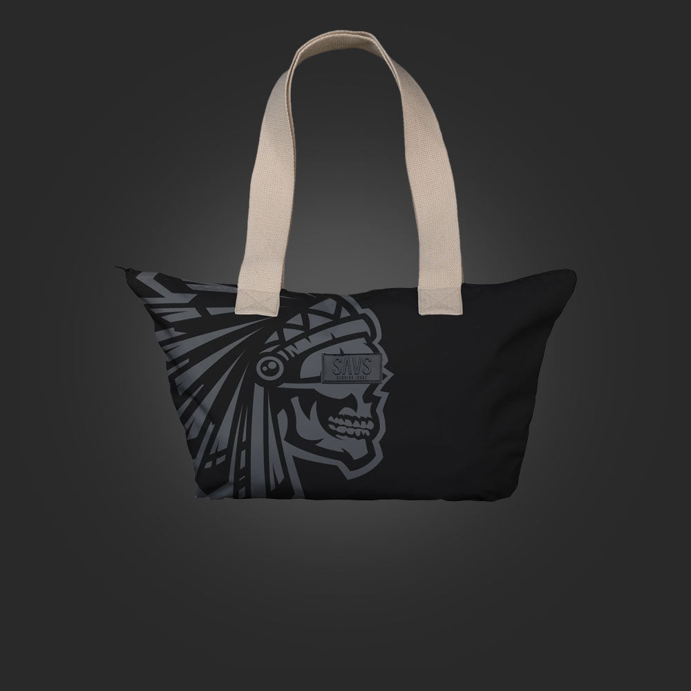 SAVS CHIEF TOTE BAG - BLACK