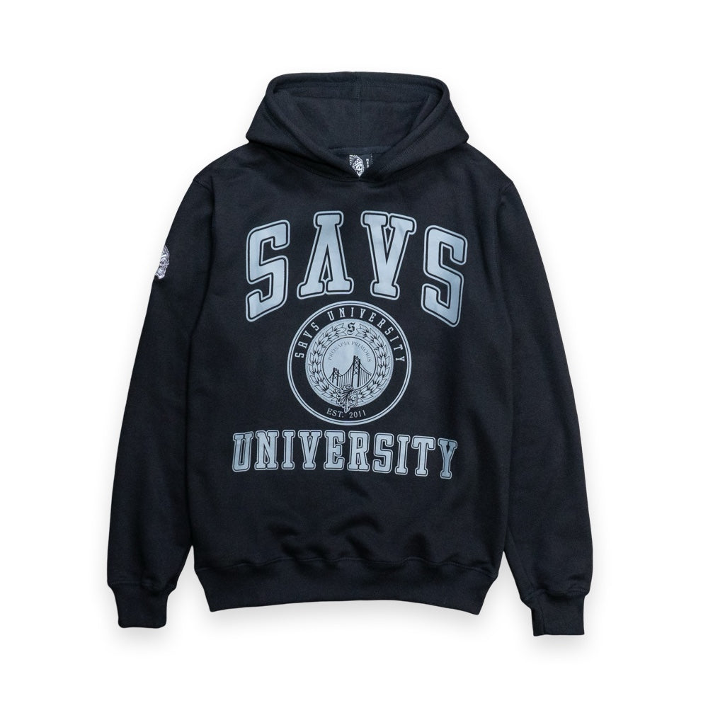 SAVS UNIVERSITY HOODIE - BLACK