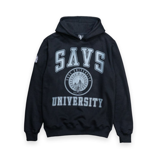 SAVS UNIVERSITY HOODIE - BLACK