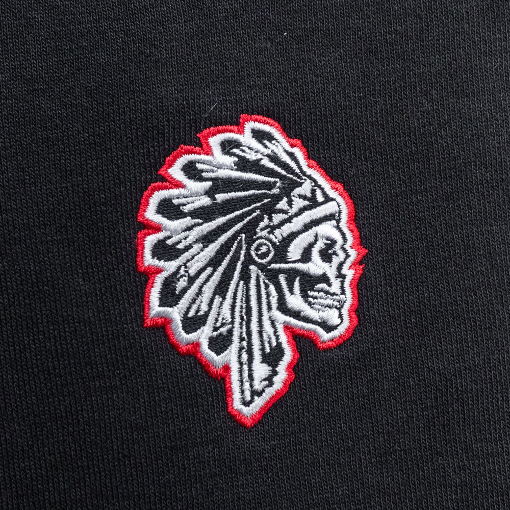 SAVS HALF ZIP SWEATSHIRT - BLACK