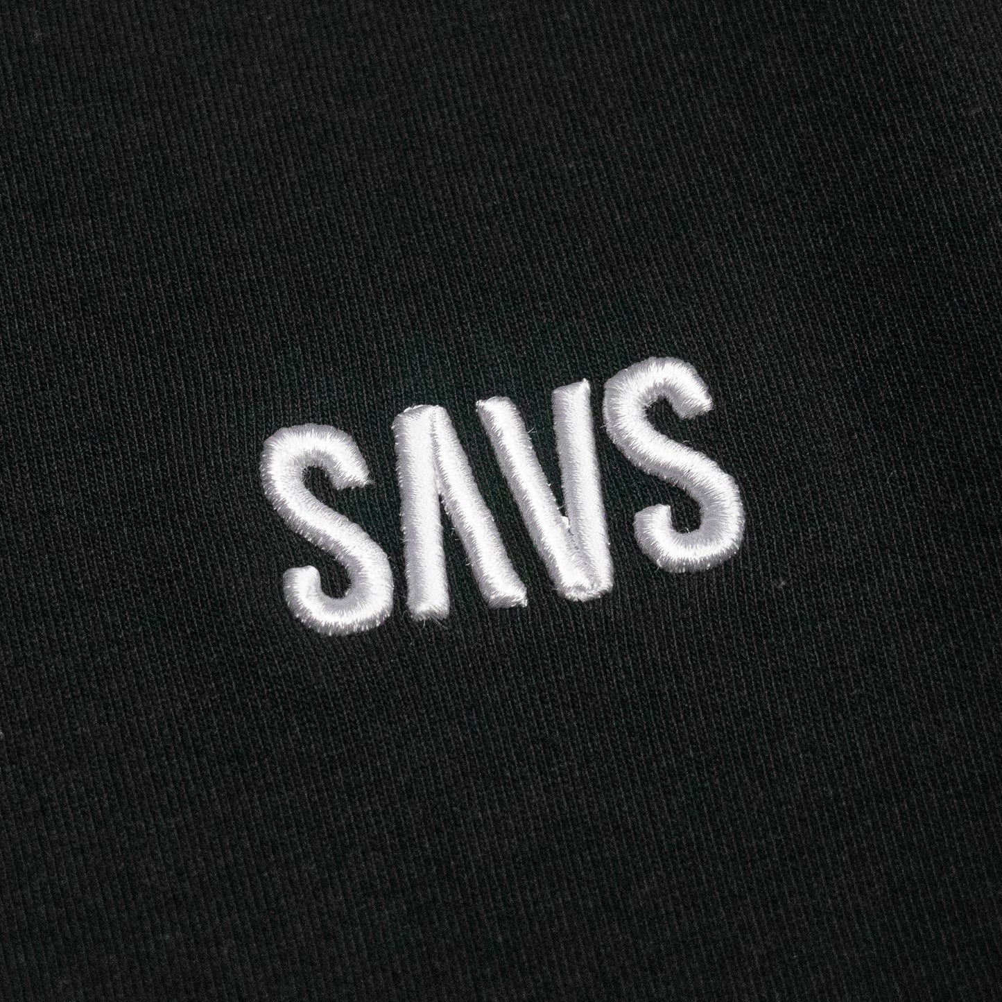 SAVS ESSENTIALS EMBROIDERED SHIRT - BLACK