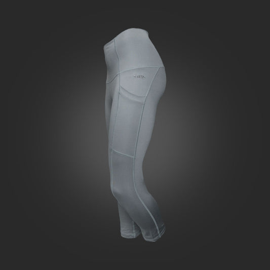 WOMEN'S 3/4 LEGGINGS - COOL GREY