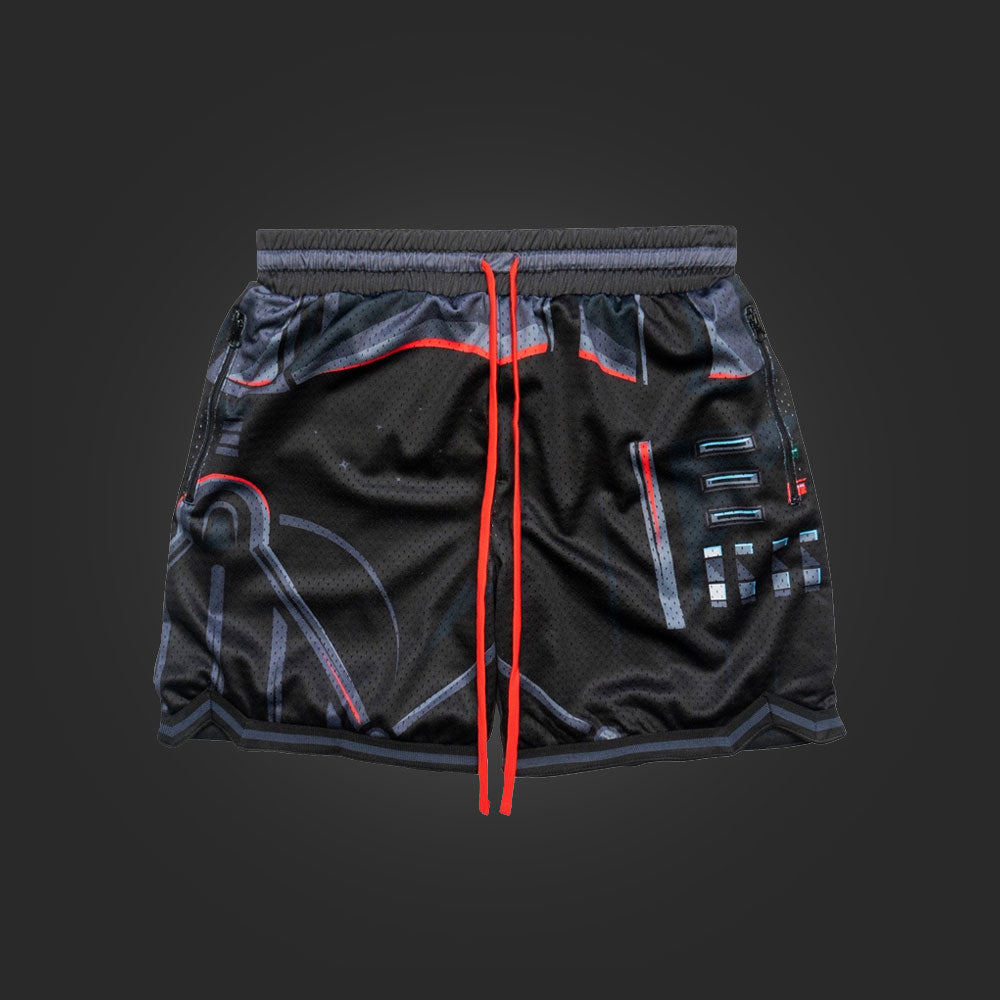 "DARK SIDE" MEN'S HOOP SHORTS