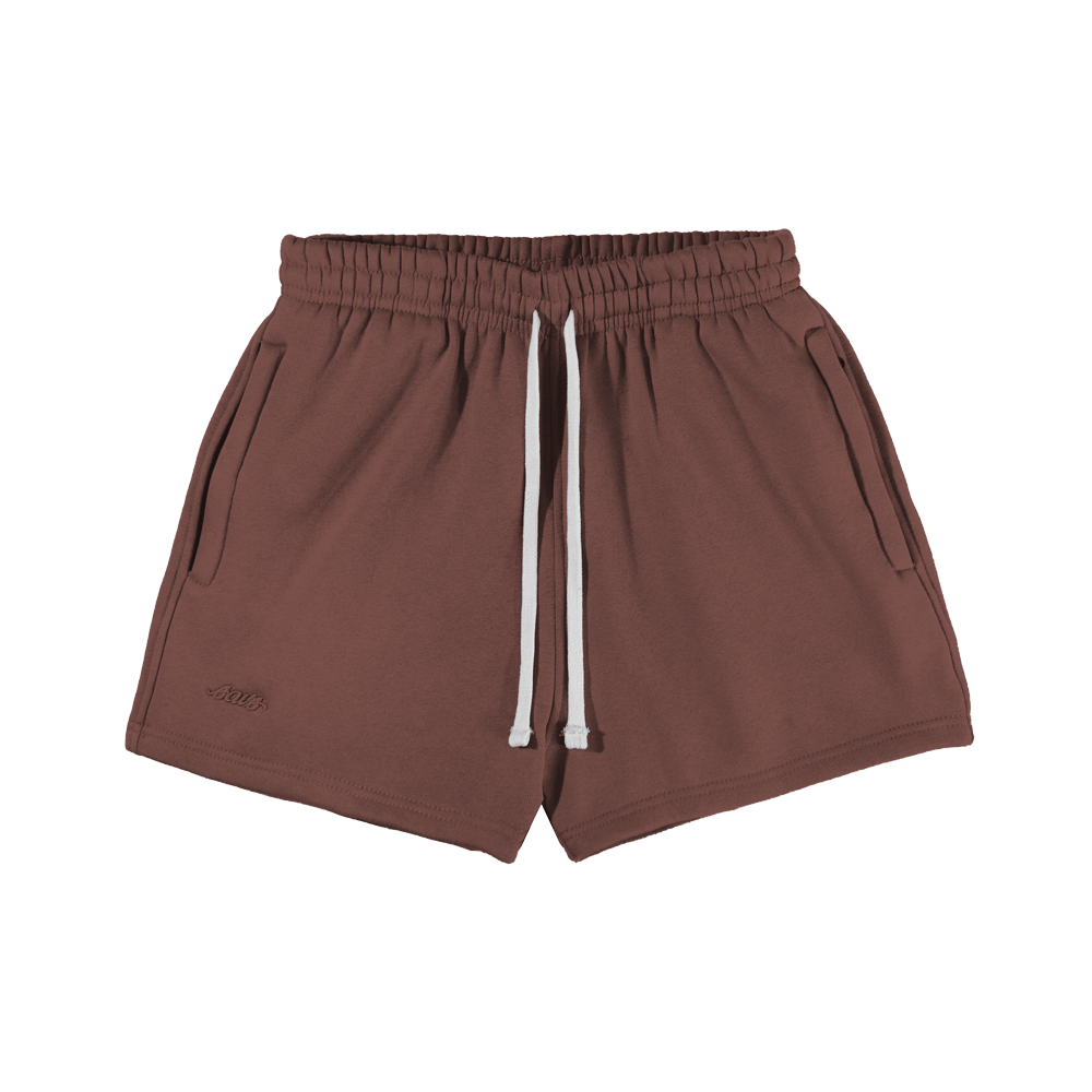 LADY SAVS FLEECE SHORTS - DEEP MAUVE