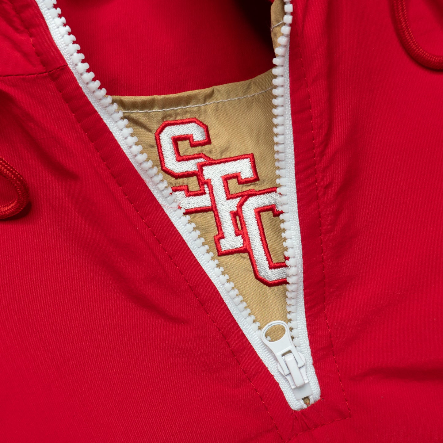 SAVS x ADAPT "GOLD BLOODED" STADIUM JACKET - RED