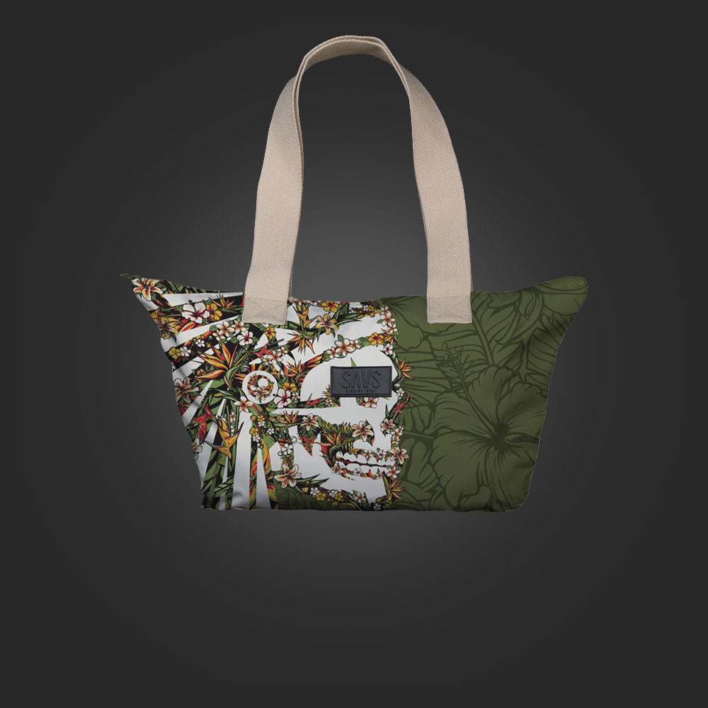 SAVS FLORAL CHIEF TOTE BAG