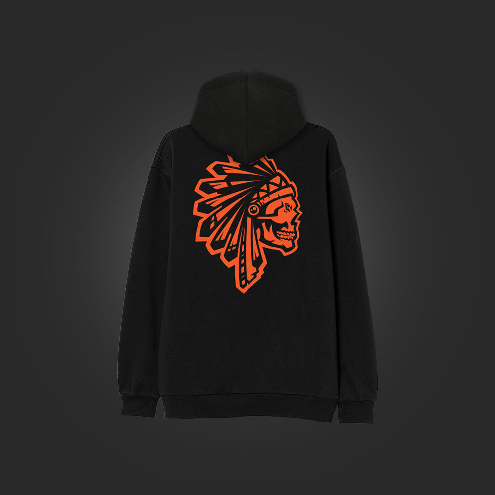 SAVS FOE - DB HOODIE - BLACK/ORANGE