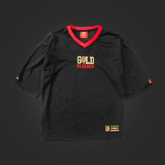 SAVS x ADAPT GOLD BLOODED "FULLBACK" JERSEY - BLACK