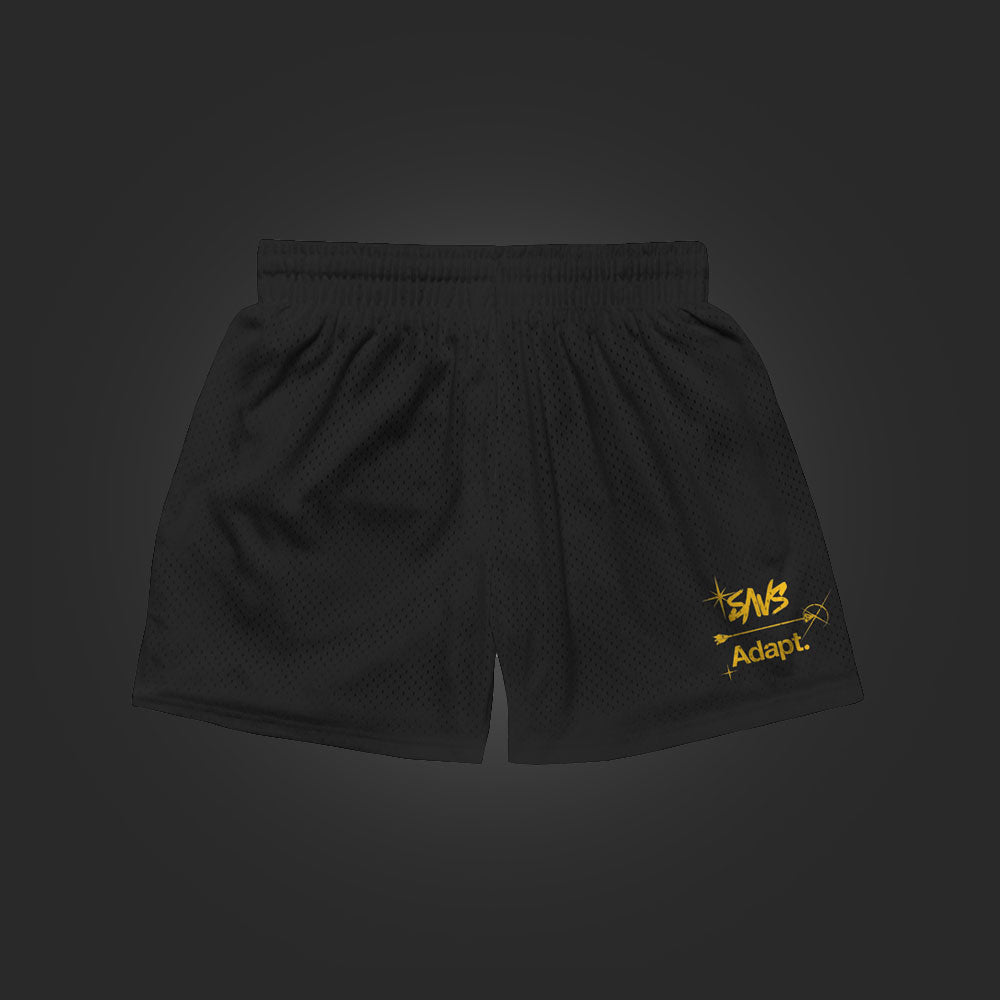 SAVS x ADAPT GOLD BLOODED ARC HOOP SHORTS - BLACK/ROYAL/YELLOW