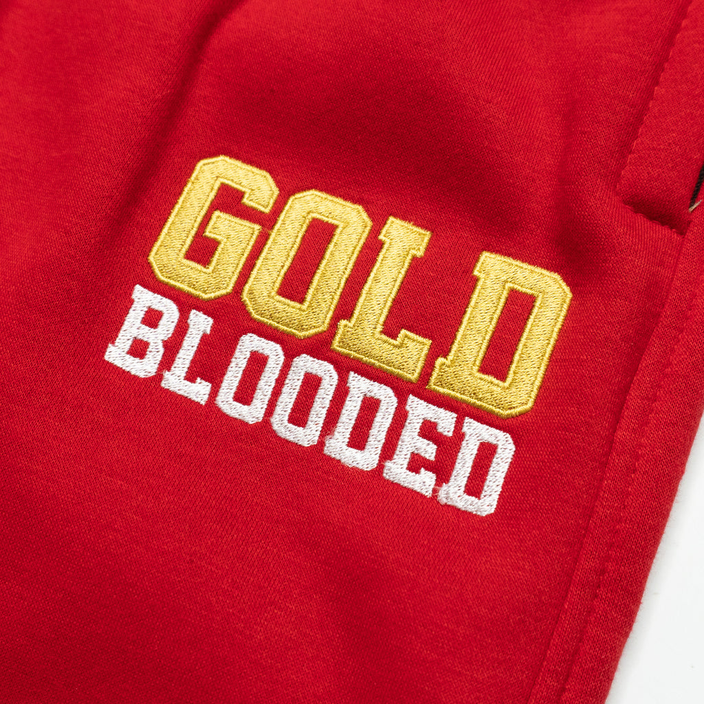 SAVS X Adapt :: Gold Blooded (Women's Black/Red Sports Bra) – Adapt.