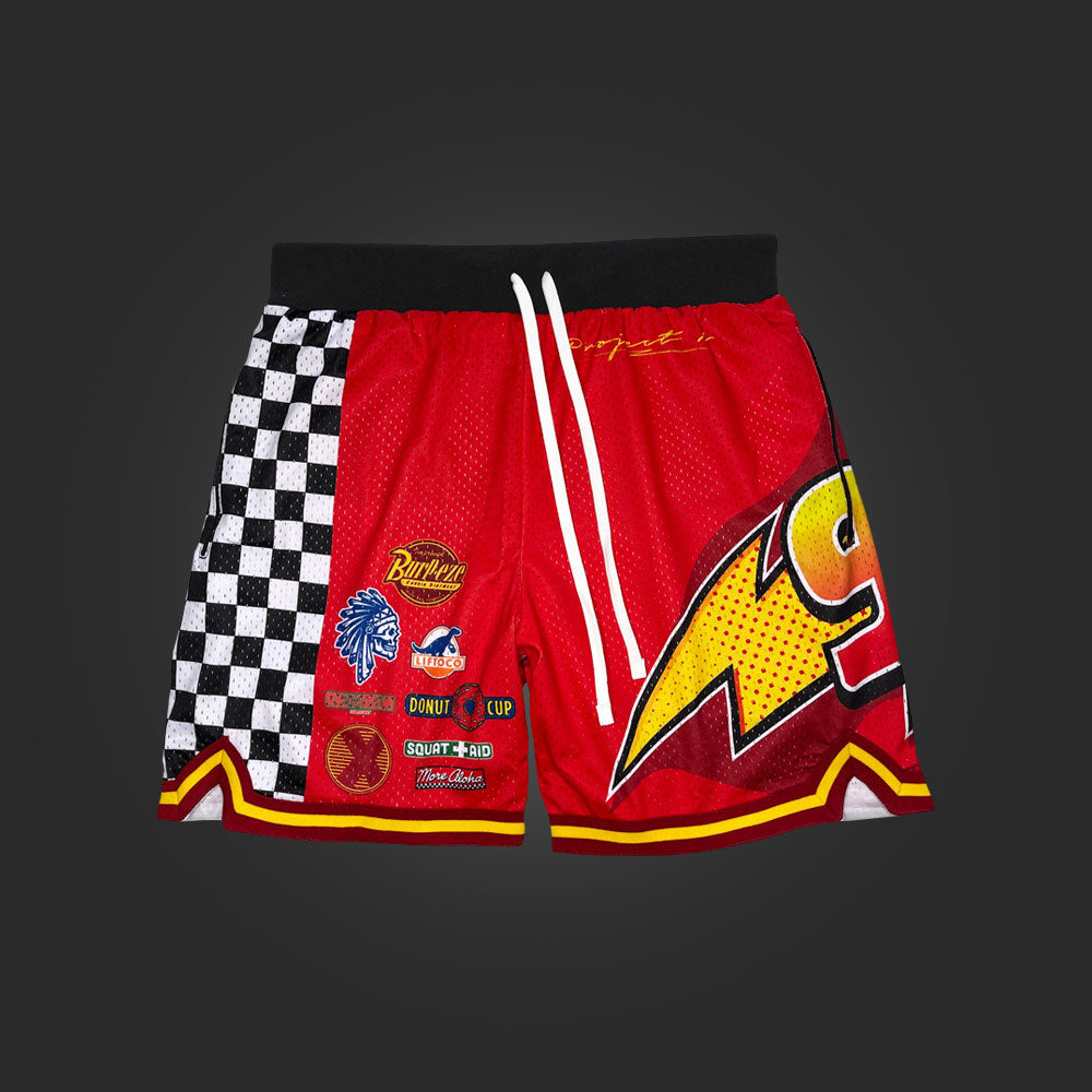 "GO FAST" MEN'S HOOP SHORTS