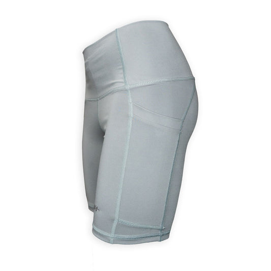 WOMEN'S BIKER SHORTS - COOL GREY