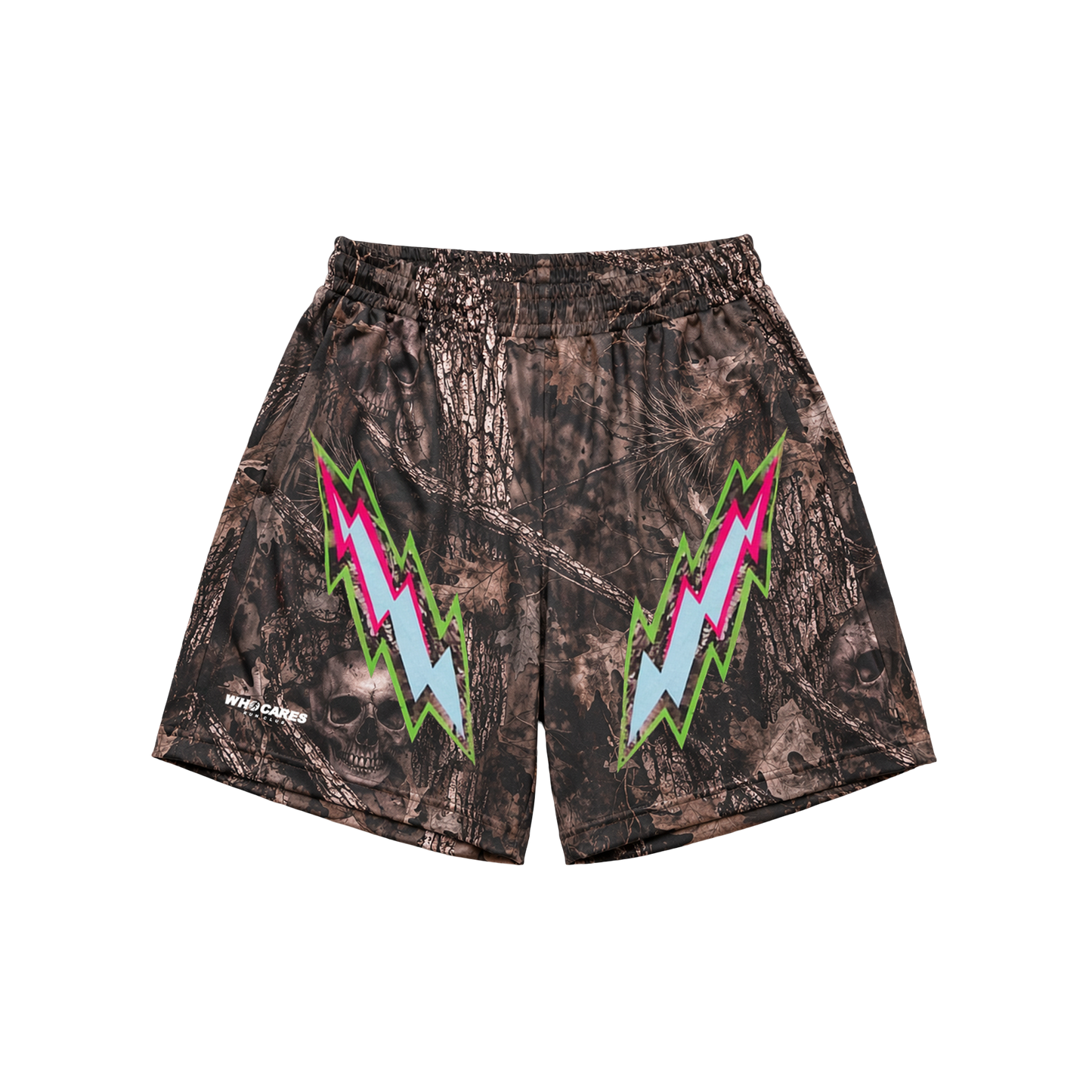 *PRE-ORDER* MARATHON DEAD TREE CAMO ACTIVE HYBRID SHORTS - MULTI