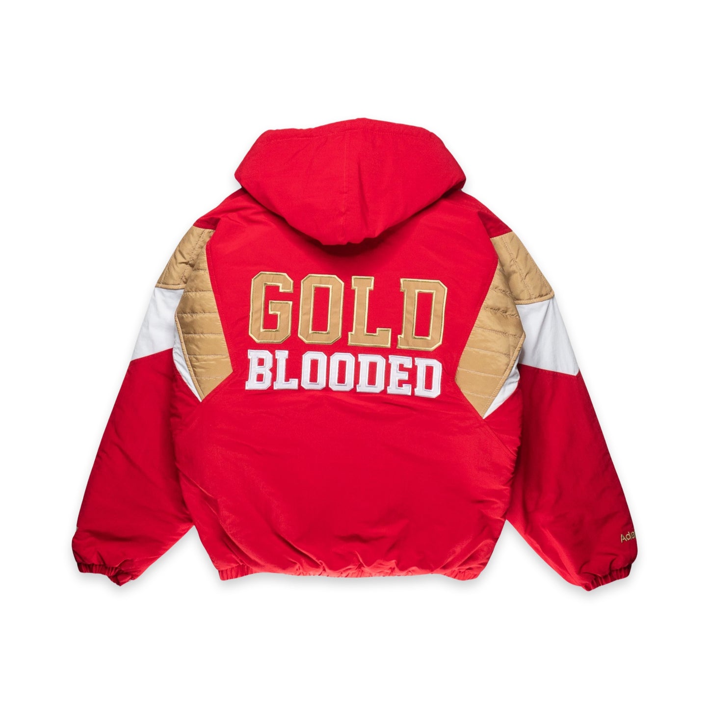 SAVS x ADAPT "GOLD BLOODED" STADIUM JACKET - RED