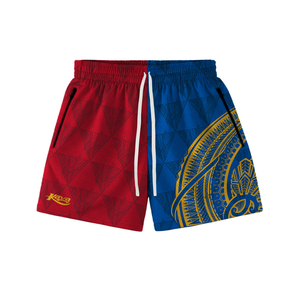 KAVA x SAVS SUN SPLIT HOOP SHORTS