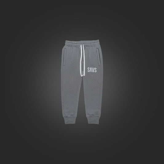 KIDS SAVS LOOSE FIT CUFFED JOGGERS - COOL GREY