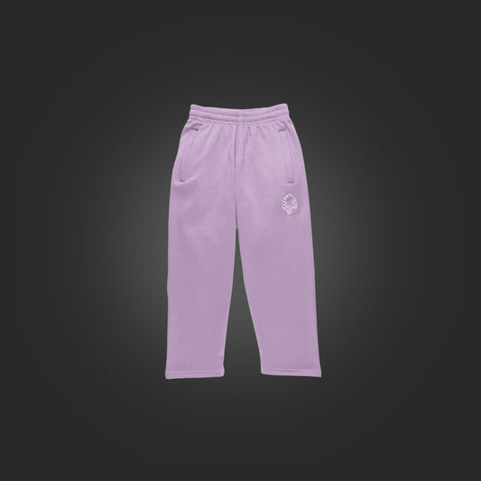 KIDS STRAIGHT LEG SWEATS - LILAC