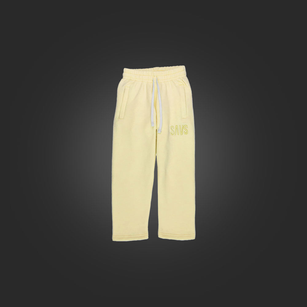 KIDS SAVS STRAIGHT LEG SWEATS - CANARY