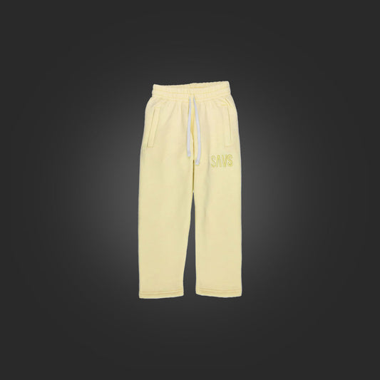 KIDS SAVS STRAIGHT LEG SWEATS - CANARY