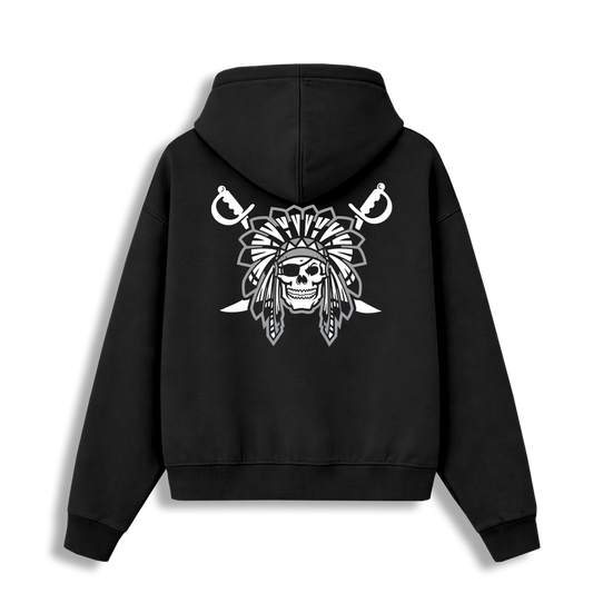 RAIDER SAVS HOODIE - BLACK