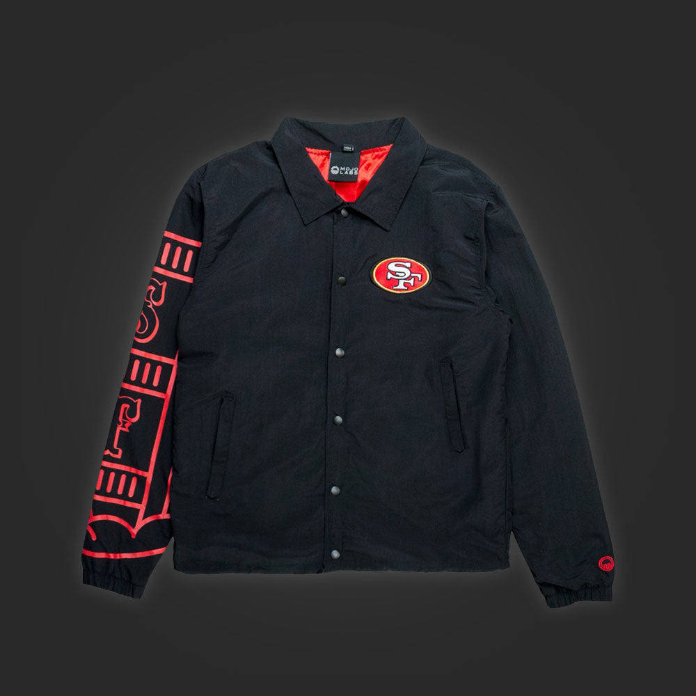 SAVS x MOJOLABS SF COACHES JACKET - BLACK