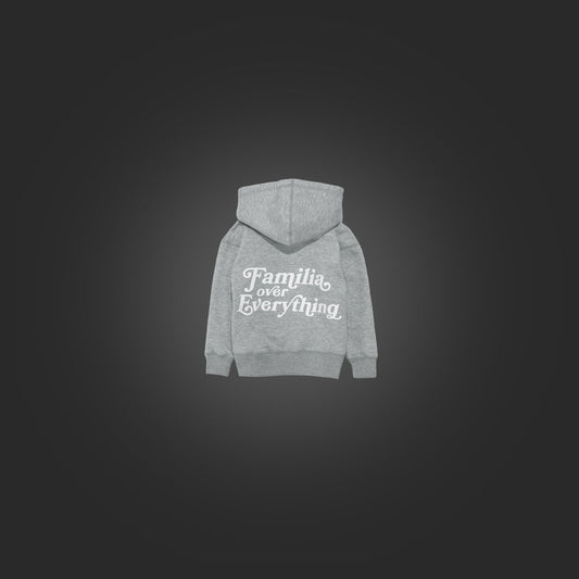 FOE '25 TODDLER DROP SHOULDER HOODIE - HEATHER GREY