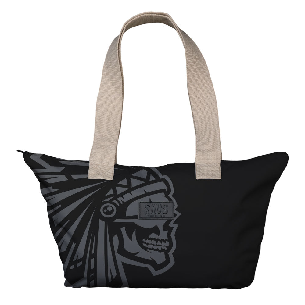 SAVS CHIEF TOTE BAG - BLACK