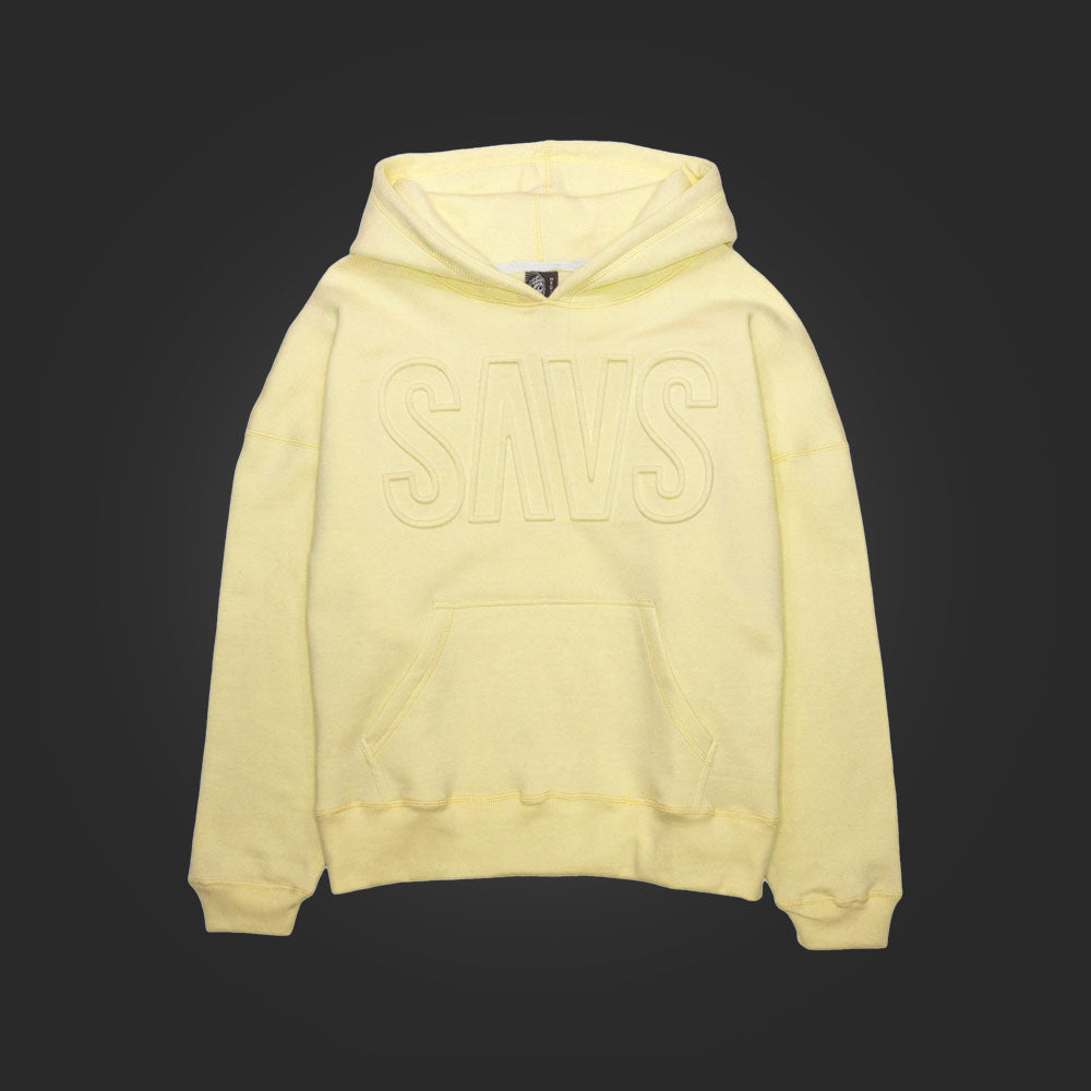 SAVS EMBOSSED HOODIE - CANARY