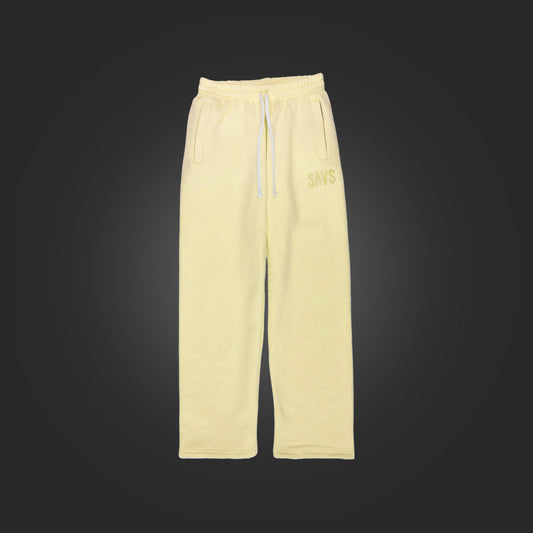 SAVS STRAIGHT LEG SWEATS - CANARY