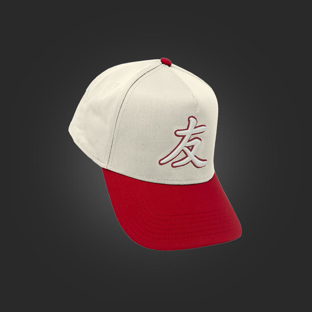 SAVS x YFK "ESSENTIAL" SNAPBACK - SAIL/RED