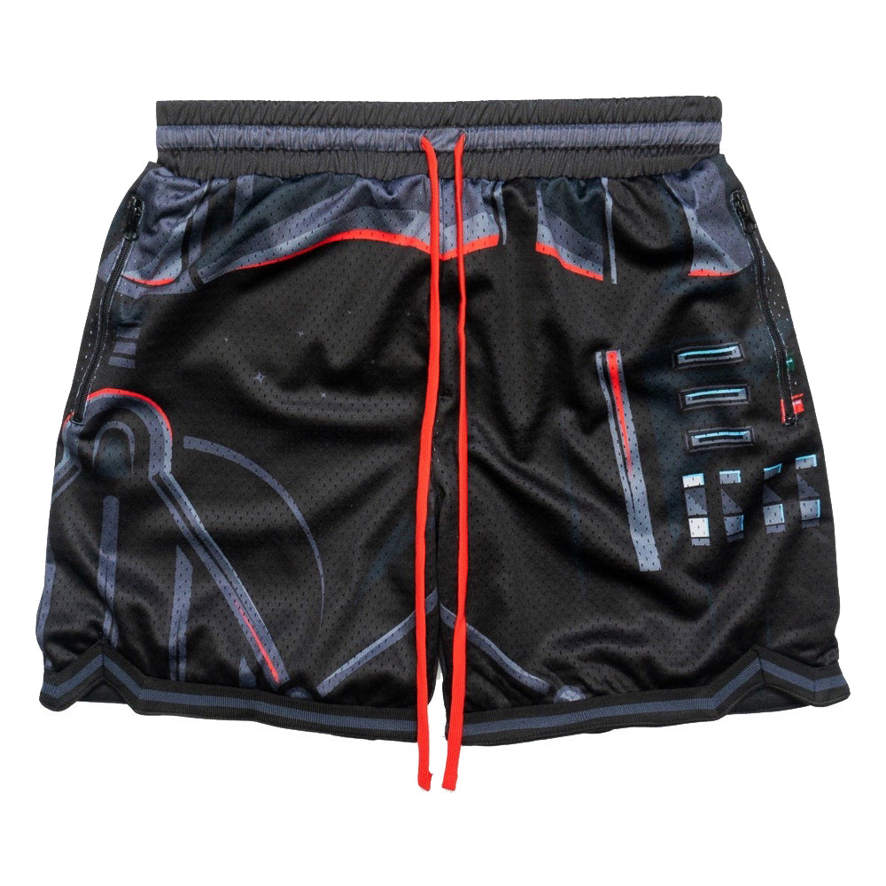 "DARK SIDE" MEN'S HOOP SHORTS