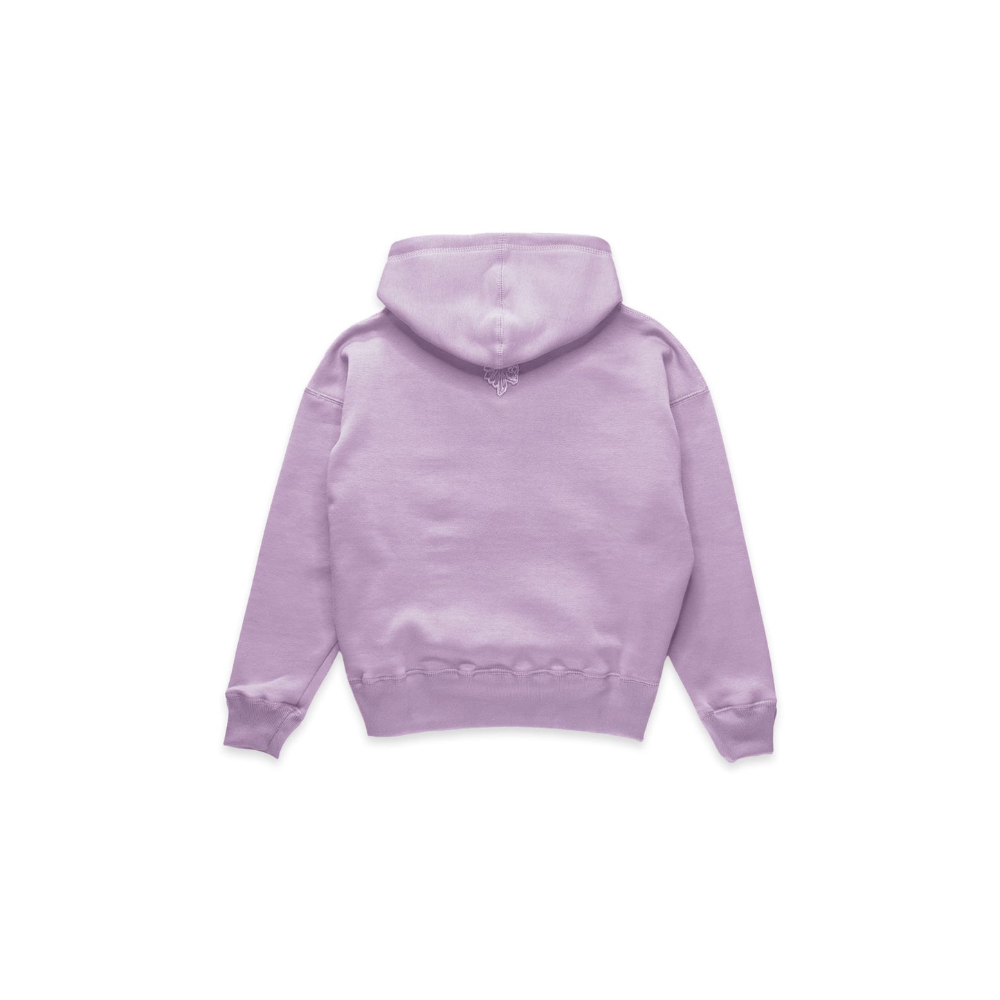 KIDS EMBOSSED HOODIE - LILAC