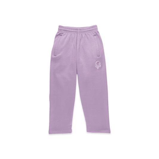 KIDS STRAIGHT LEG SWEATS - LILAC