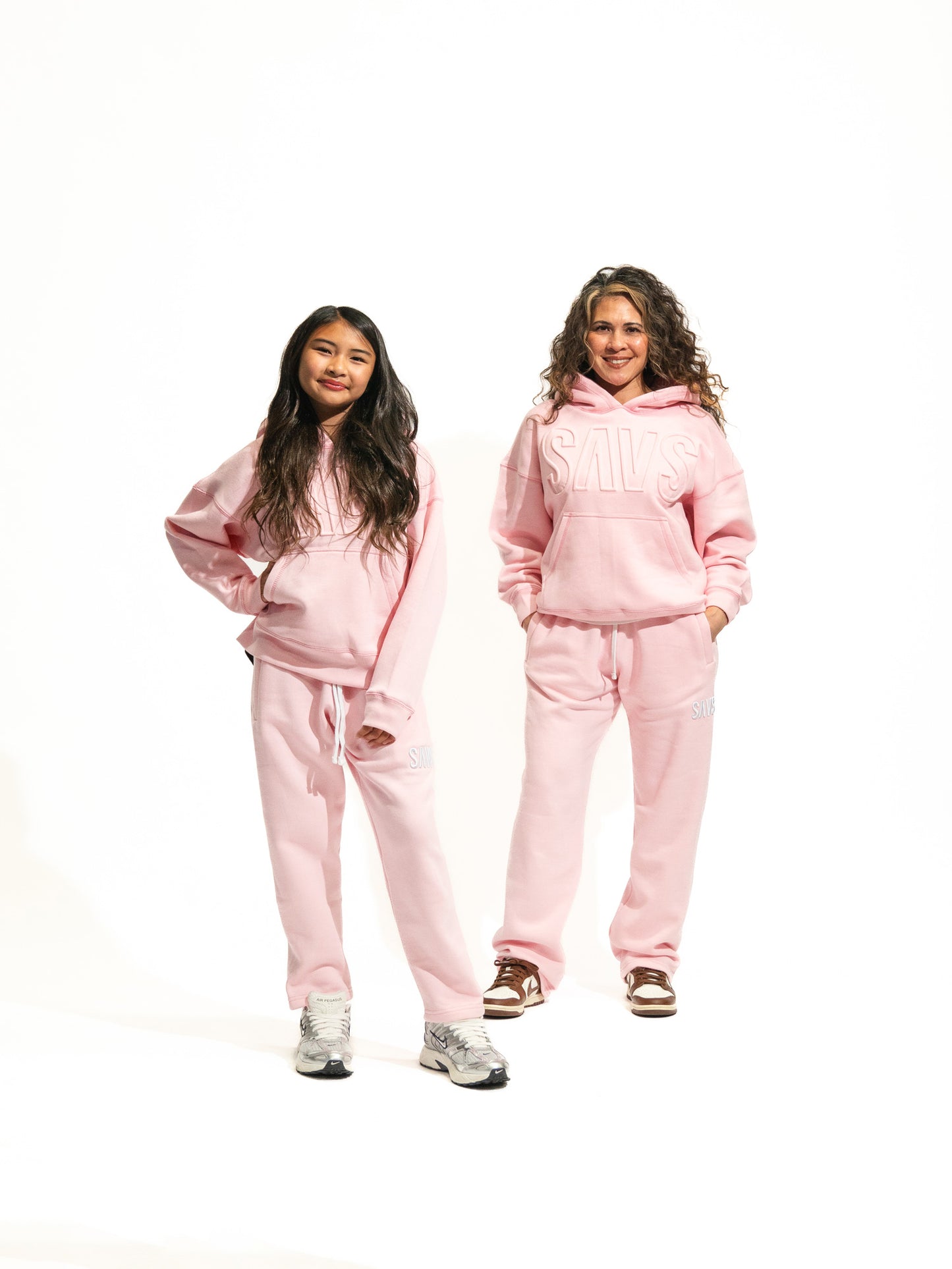 SAVS STEAL - SAVS STRAIGHT LEG SWEATS - BABY PINK