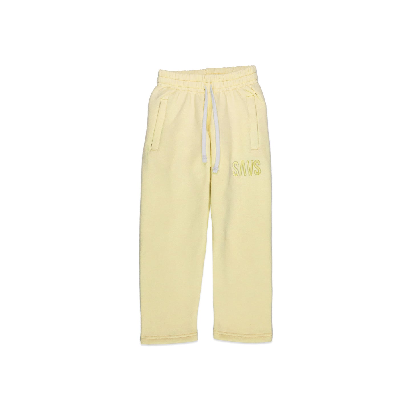 KIDS SAVS STRAIGHT LEG SWEATS - CANARY