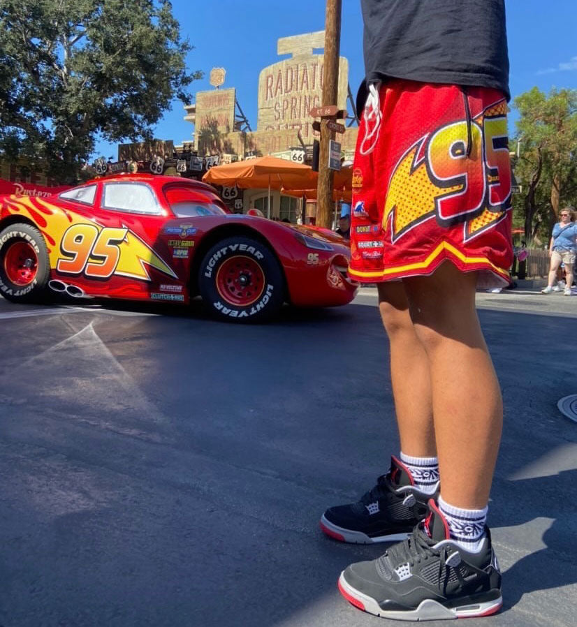 "GO FAST" MEN'S HOOP SHORTS