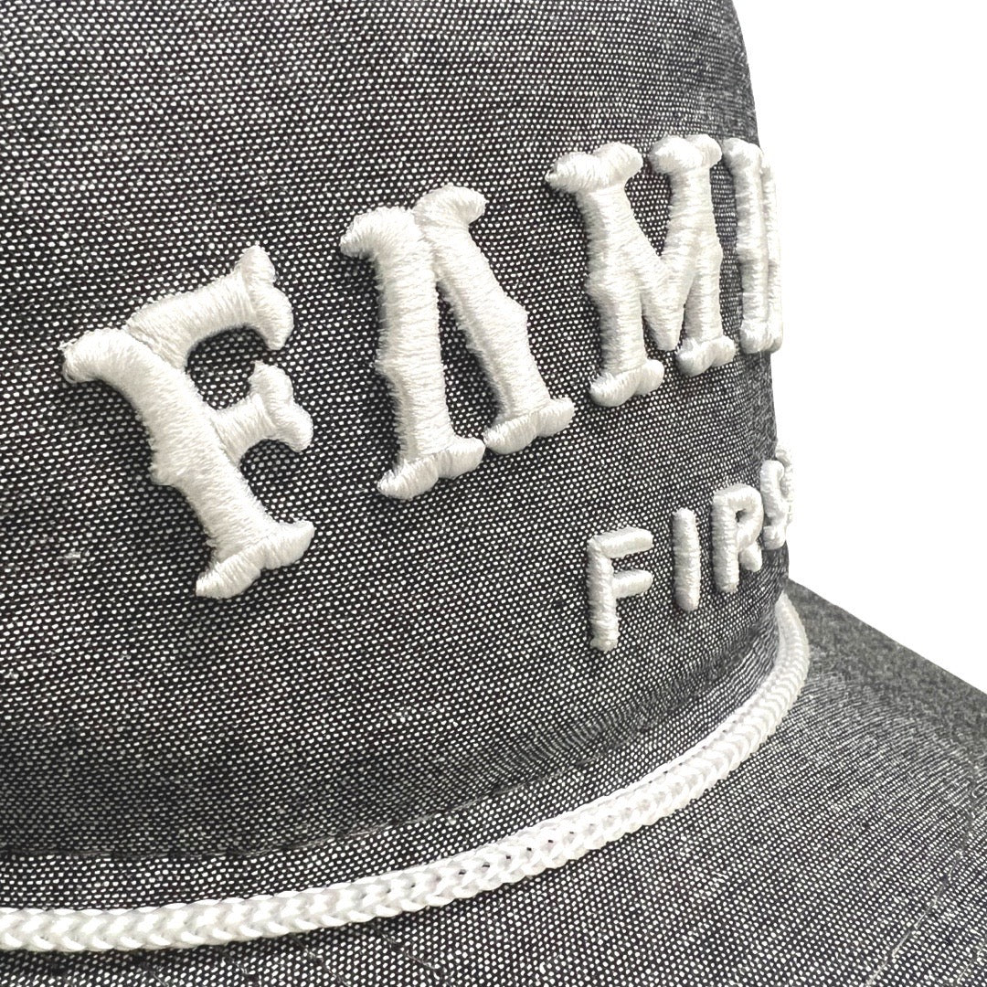 SAVS STEAL - FAMILIA FIRST 5 PANEL SNAPBACK - CHAMBRAY GREY