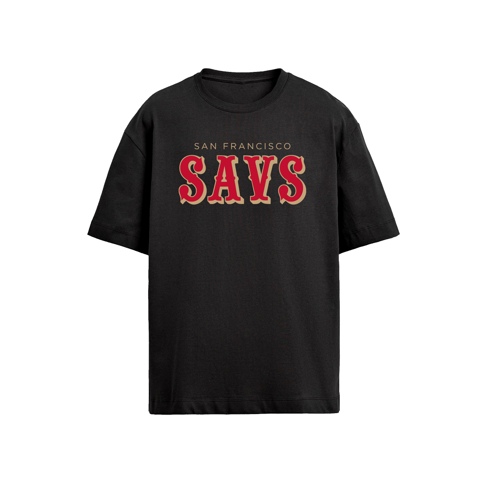 SF SAVS TSHIRT - BLACK