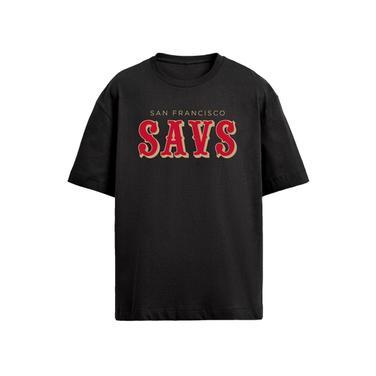 SF SAVS TSHIRT - BLACK