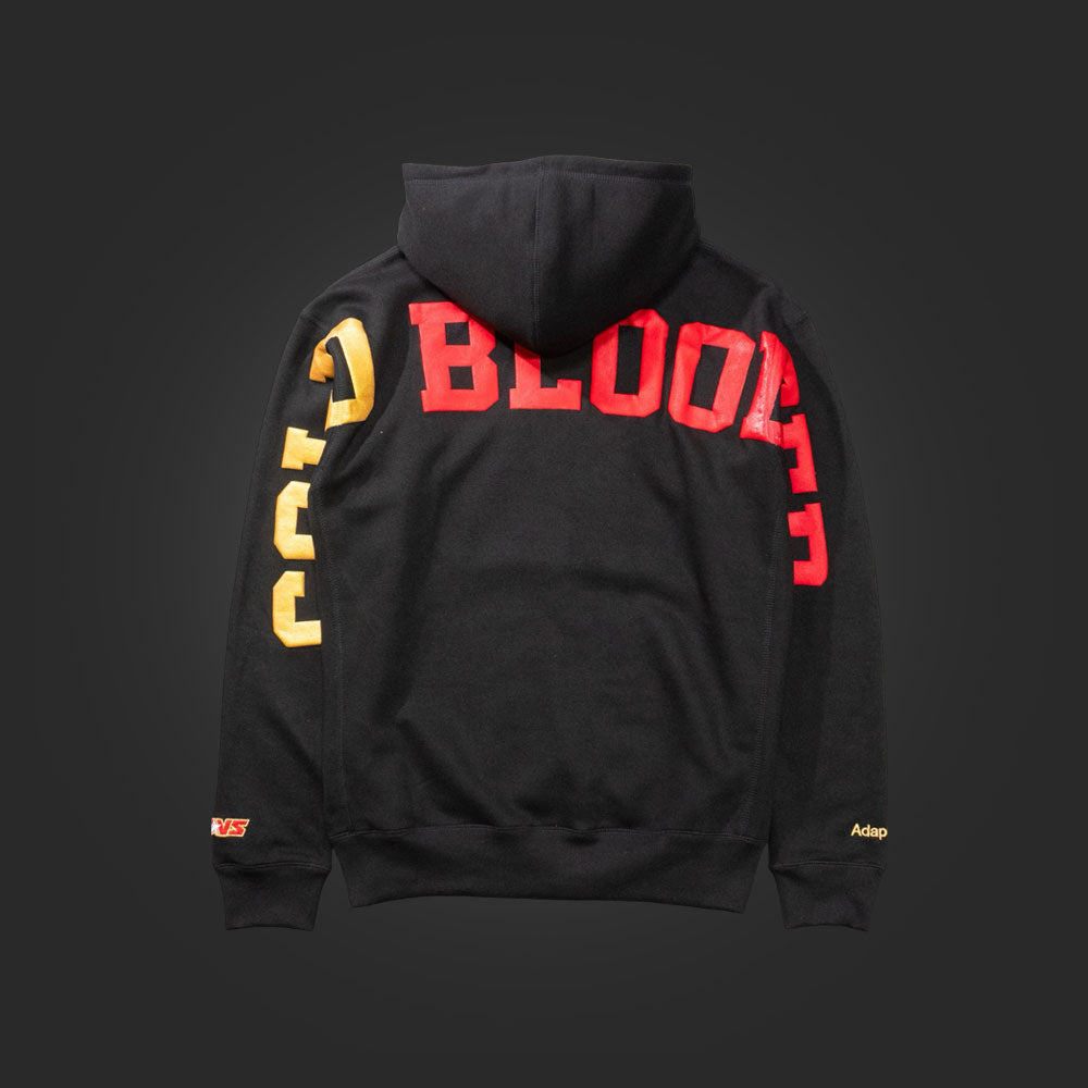 SAVS x ADAPT GOLD BLOODED "FULLBACK" HOODIE - BLACK