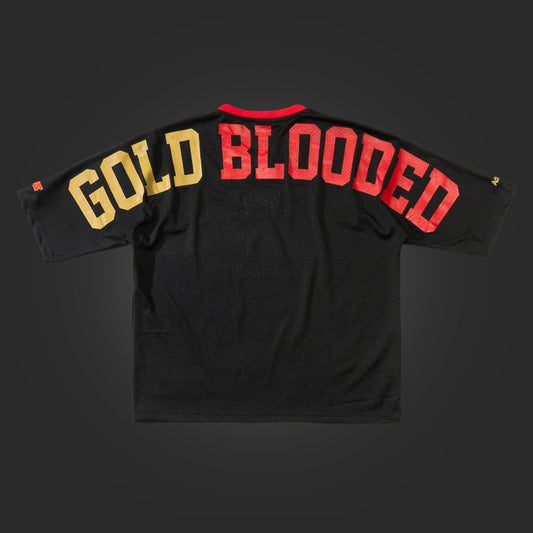SAVS x ADAPT GOLD BLOODED "FULLBACK" JERSEY - BLACK