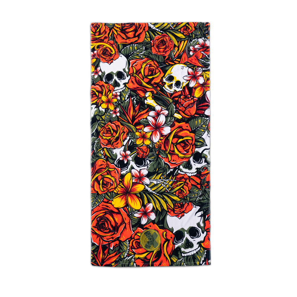 SAVS STEAL - "BONE FLORAL" BEACH TOWEL
