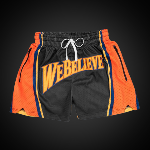 SAVS x BARON DAVIS "WE BELIEVE" MEN'S HOOP SHORTS - BLACK