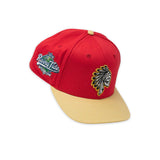 SAVS "CHIEF" 6 PANEL SNAPBACK - RED NINER