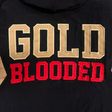 SAVS x ADAPT "GOLD BLOODED" STADIUM JACKET - BLACK